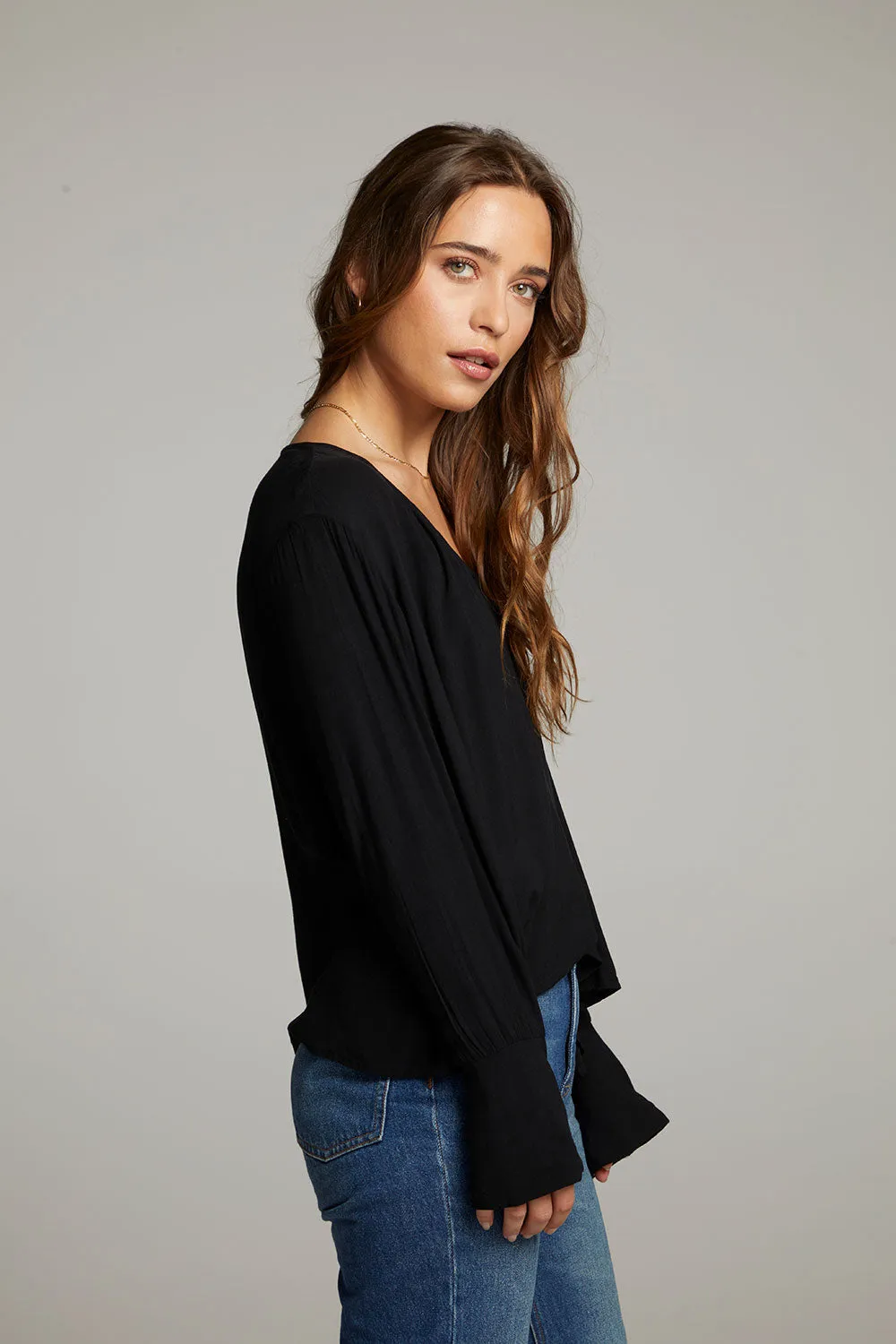 Warren Licorice Blouse