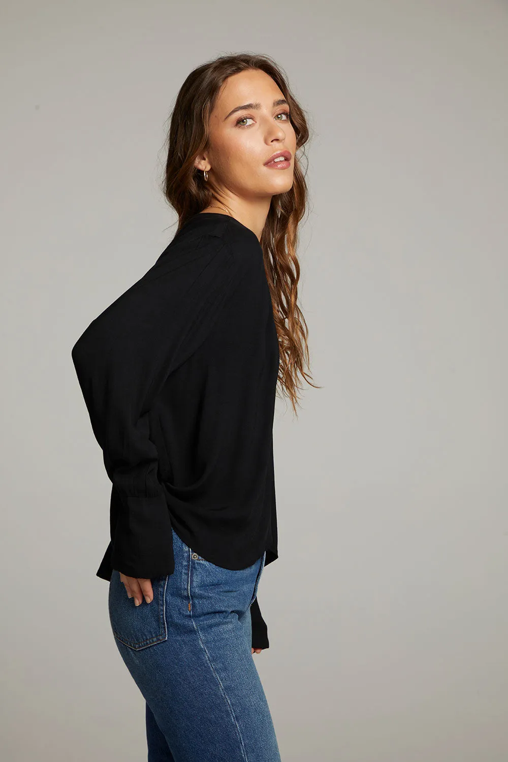 Warren Licorice Blouse