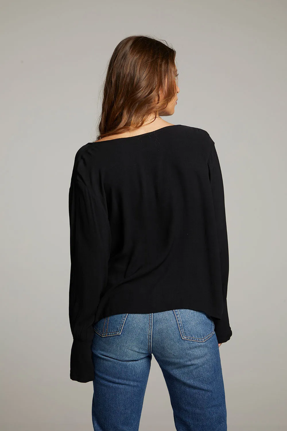 Warren Licorice Blouse