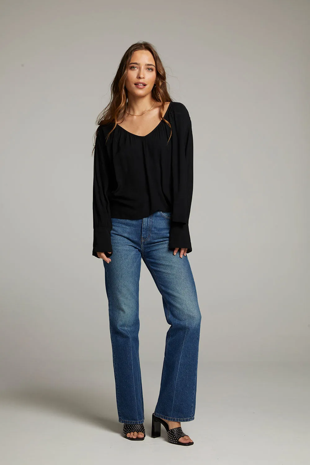 Warren Licorice Blouse