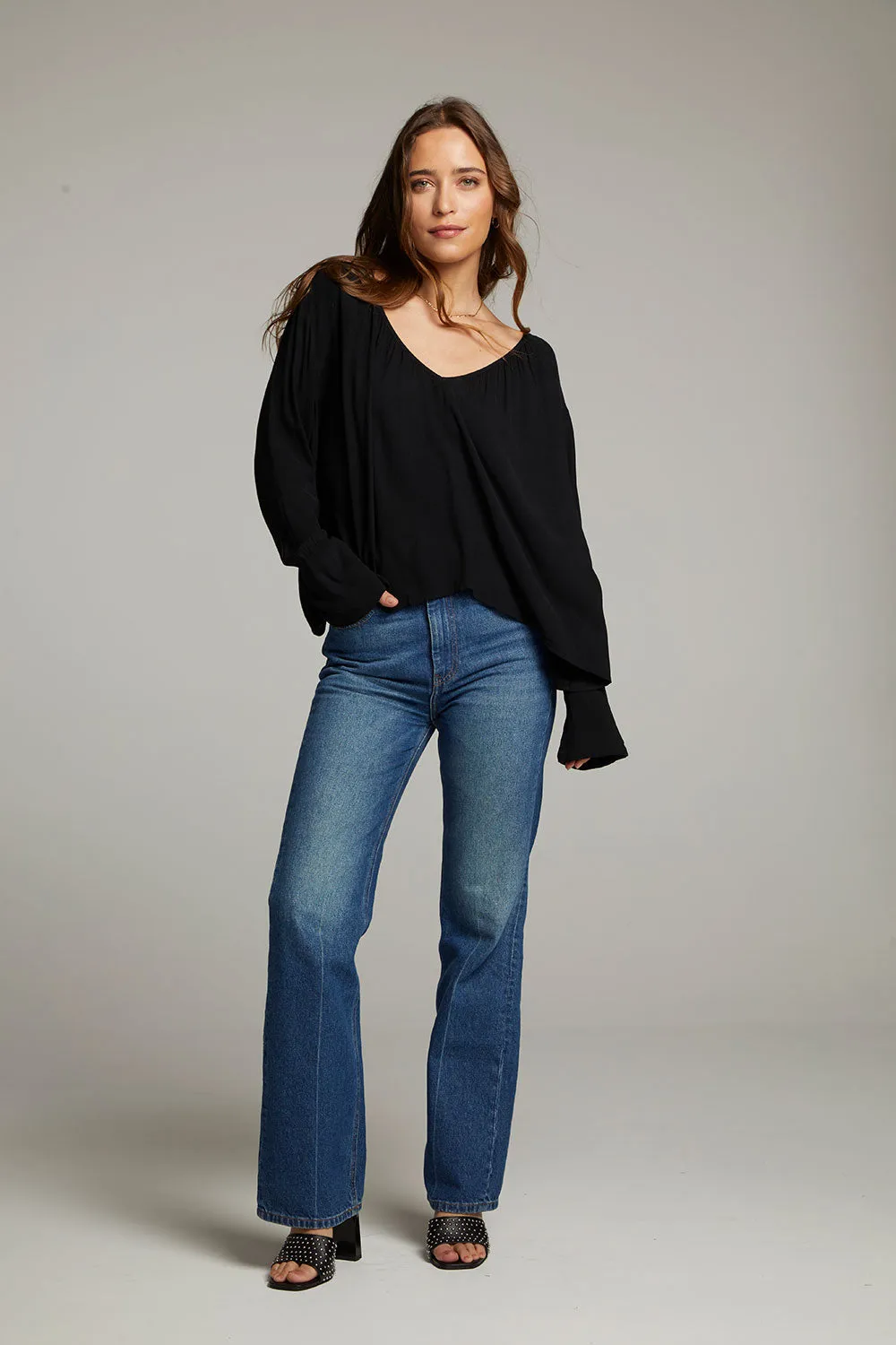 Warren Licorice Blouse