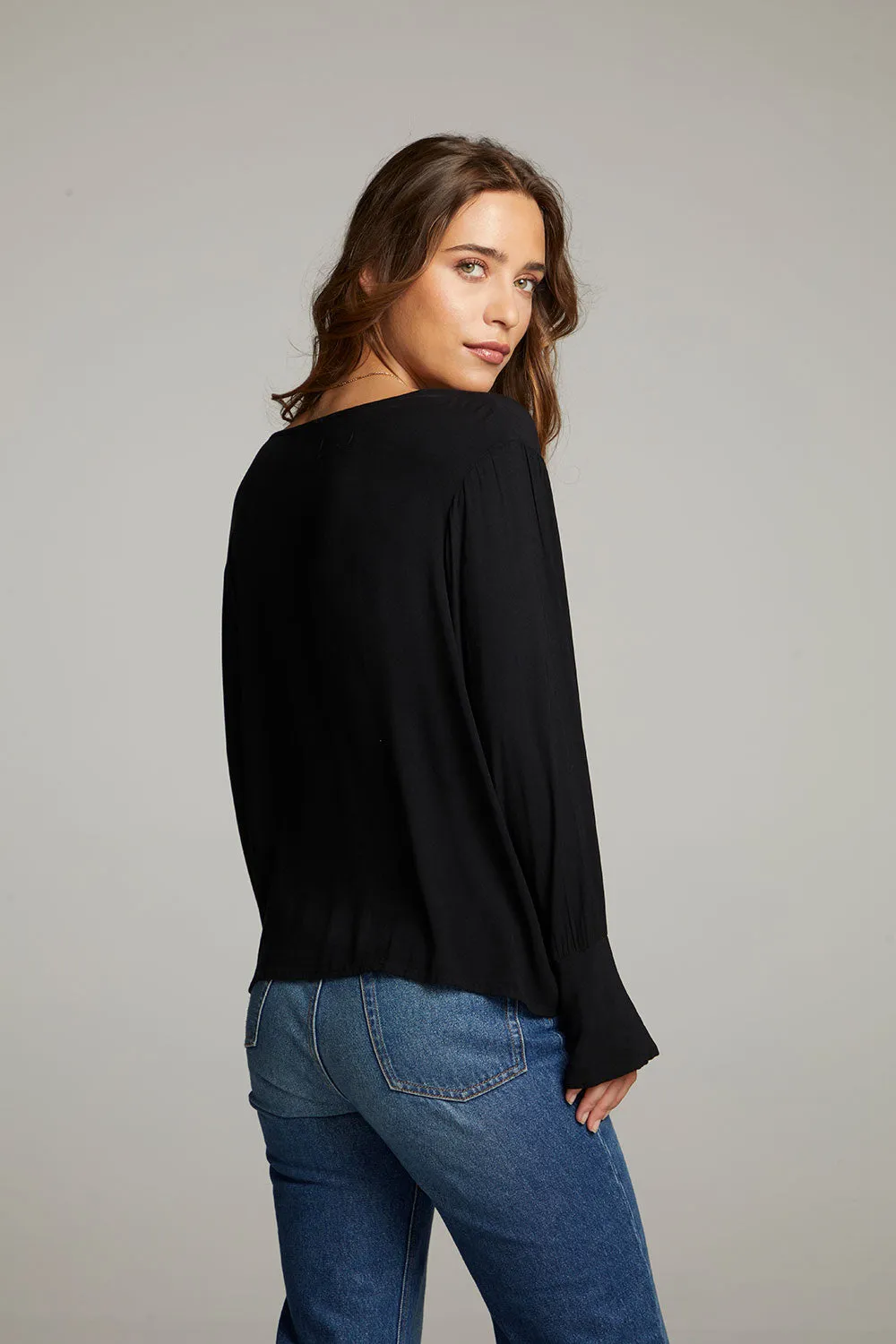 Warren Licorice Blouse