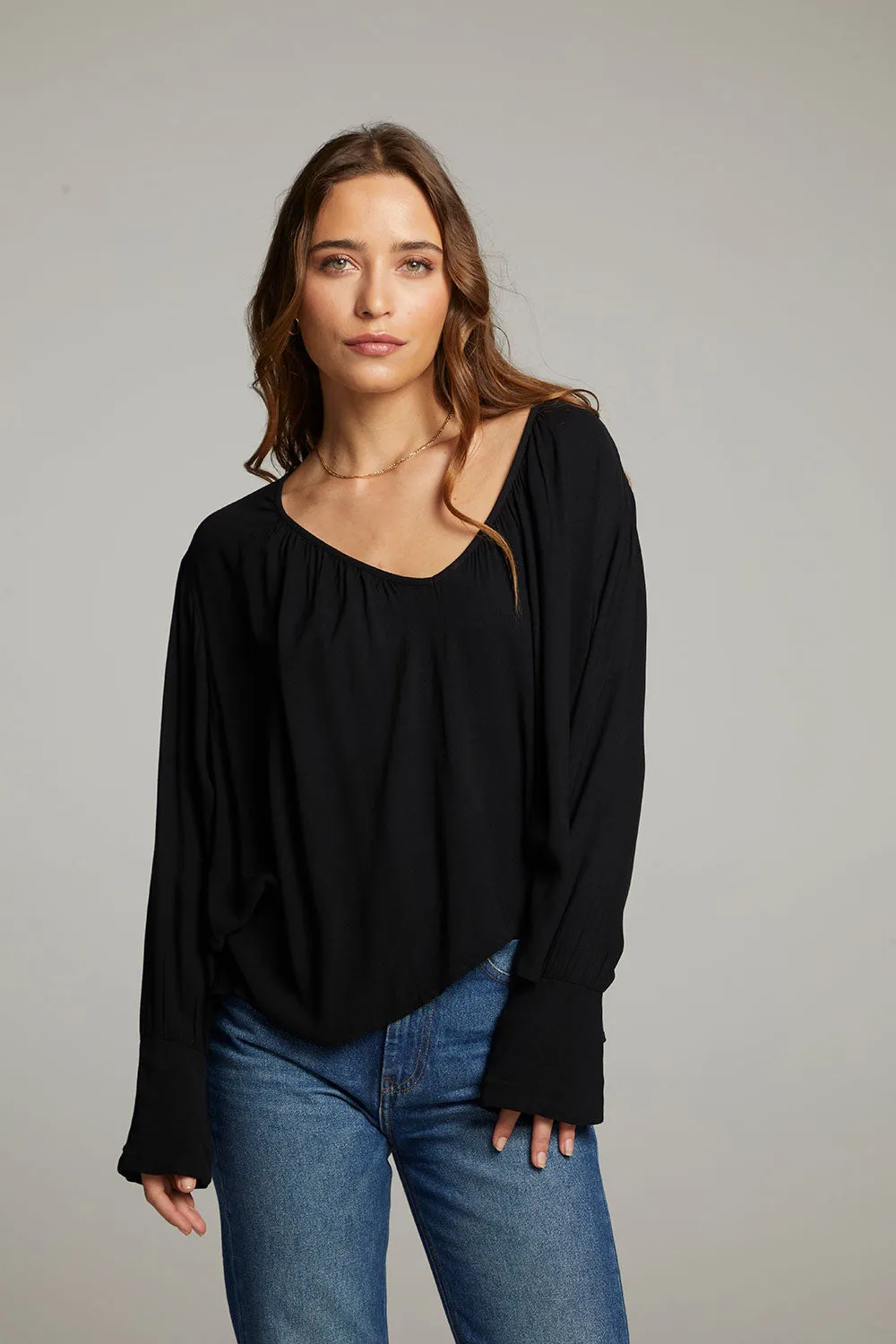 Warren Licorice Blouse